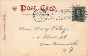 Shooting The Shoots, Coney Island, Brooklyn, N.Y., Early Postcard, Used in 1907