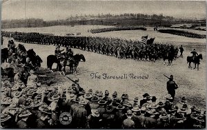 c1918 WWI THE FAIRWELL REVIEW US TROOPS CHICAGO DAILY NEWS POSTCARD 29-168