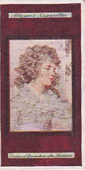 Players Vintage Cigarette Card Miniatures No 14 Duchess Of Devonshire  1923