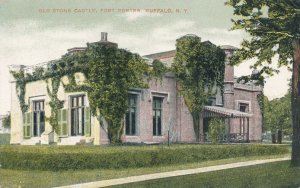 Buffalo NY, New York - Old Stone Castle at Fort Porter - DB