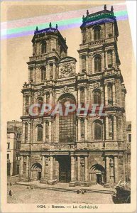 Postcard Old Rennes Cathedrale