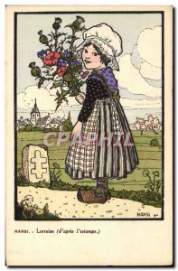 Old Postcard Fantasy Illustrator Hansi Alsace Lorraine