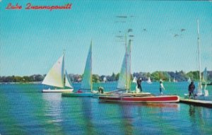 Sailing On Lake Quannapowitt Wakefield Massachusetts 1968