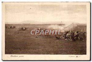 Postcard Old Army Artillery scope