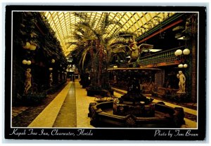 1946 Kapok Tree Inn Interior Statue Clearwater Florida FL Vintage Postcard