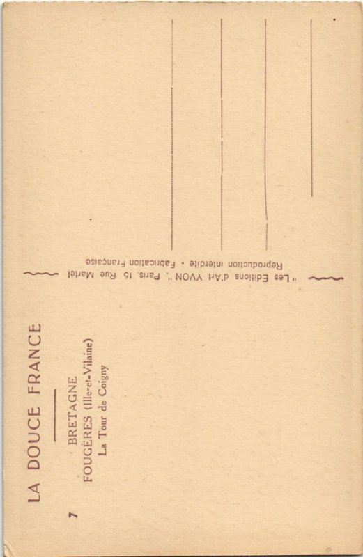 CPA Fougeres Tour Coigny (1237436)