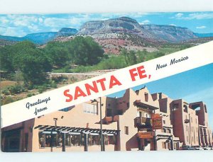 Pre-1980 HOTEL SCENE Santa Fe New Mexico NM AE1186