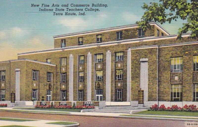 Indian Terre Haute Fine Arts & Commerce Building Indiana State Teachers Colle...