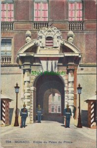 Monaco Postcard - Entree Du Palais Du Prince  RS25616