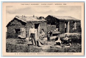 Custer County Nebraska Postcard The Family Increase Historical Society c1920's