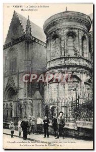 Old Postcard Vannes Cathedrale St Pierre Children