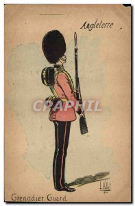 Former England Postcard Army Grenadier Guards