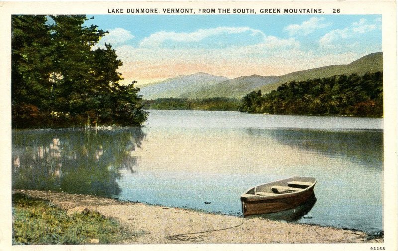 VT - Fern Lake, South of Lake Dunmore