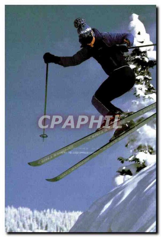 Postcard Modern Skiing