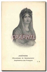 Old Postcard Josephine Viscountess de Beauharnais Empress of the French