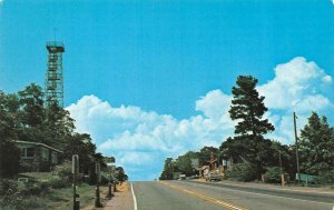 Arkansas AR    HIGHWAY 71 ROADSIDE STORES~CAFES  Observation Tower  Postcard