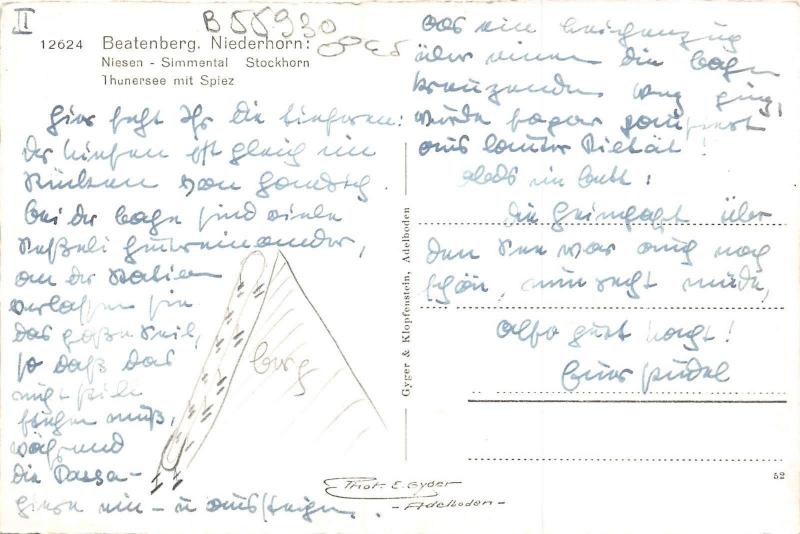 B55930 Beatenberg Niederhorn   switzerland