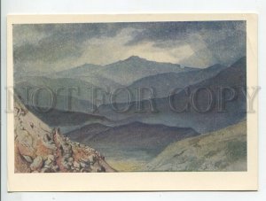 456646 USSR 1959 year Karl Bryullov Greece Istom Valley before a thunderstorm