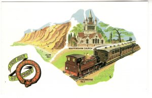 Train, Whippingham Church, The Isle of Wight, Central Railway