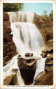 Flume Cascade Franconia Notch White Mountains New Haampshire UNP Postcard DB 