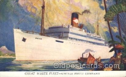 Great White Fleet Great White Line, Lines, Ship Unused close to perfect corners