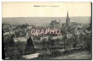 Old Postcard Redon General view