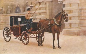 Royal Baugham. Horsesc Tuck TheRoyal Mews, Buckingham Palace Ser. PC # 3005