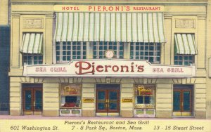 USA Pieroni's Restaurant and Sea Grille Washington St. Boston Mass 05.97