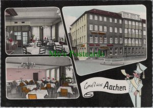 Germany Postcard - Gruss Aus Aachen, North Rhine-Westphalia Posted 1965 -RR20209