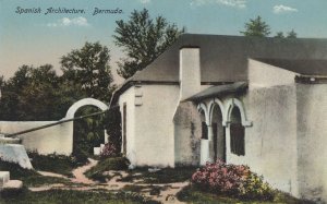 Spanish Architecture in Bermuda Caribbean Rare Old Postcard