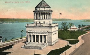 Vintage Postcard 1913 Grant's Tomb Historical Site City Park New York City UNC