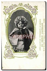 Old Postcard the early Seaman Quai d & # 39Anjou Paris Sports Clothing