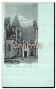 Old Postcard Leonardo da Vinci Amboise Oratory