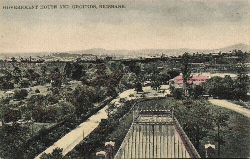 australia, Queensland, BRISBANE, Government House and Grounds (1910s) Postcard