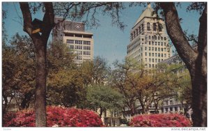 Bienville Square, Waterman Building And The Merchants National Bank Building,...