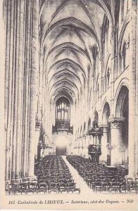 France Lisieux La Cathedrale Interieur cote des Orgues