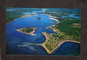 MA Village Beach Onset Cape Cod Mass Massachusetts Postcard PC Harbor