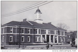 North Carolina Jacksonville Onslow County Court House Real Photo