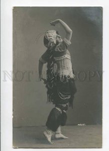 279982 Vera FOKINA Russian BALLET Star BELLY DANCER old PHOTO