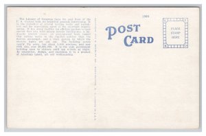 Washington D. C. Library Of Congress Postcard