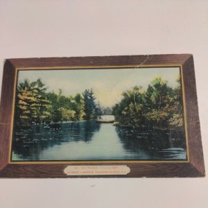 30 Entrance To Lily Bay On The Stm Lawrence Thousand Islands N.Y. Post Card