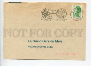 421378 FRANCE 1986 year cycling Grand Prix Fourmies real posted COVER