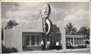 West Palm Beach Florida FL Restaurant 1950s-60s Postcard