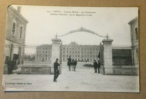 VINT POSTCARD - UNUSED - MOLITOR'S BARRACKS, NANCY, FRANCE