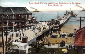 Long Beach Pier, Auditorium Battleships Long Beach CA