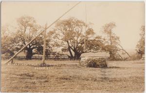 1924 GRAND PRE Nova Scotia Canada Real Photo RPPC Postcard EVANGELINE WELL