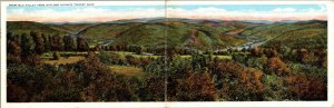 Massachusetts Deerfield Valley From Outlook Heights Tourist Shop Bi-Fold