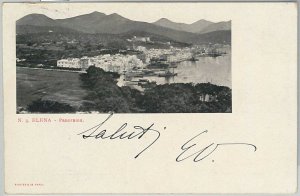 60633 - CARTOLINA d'Epoca - LATINA provincia : GAETA Porto Salvo ELENA 1904