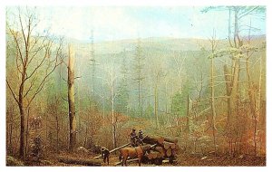 New York Blue Mountain Lake, Logging Diorama