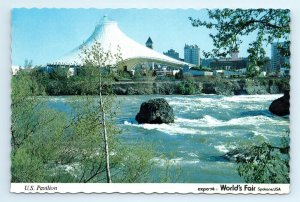 US Pavilion 1974 Worlds Fair Spokane WA Postcard